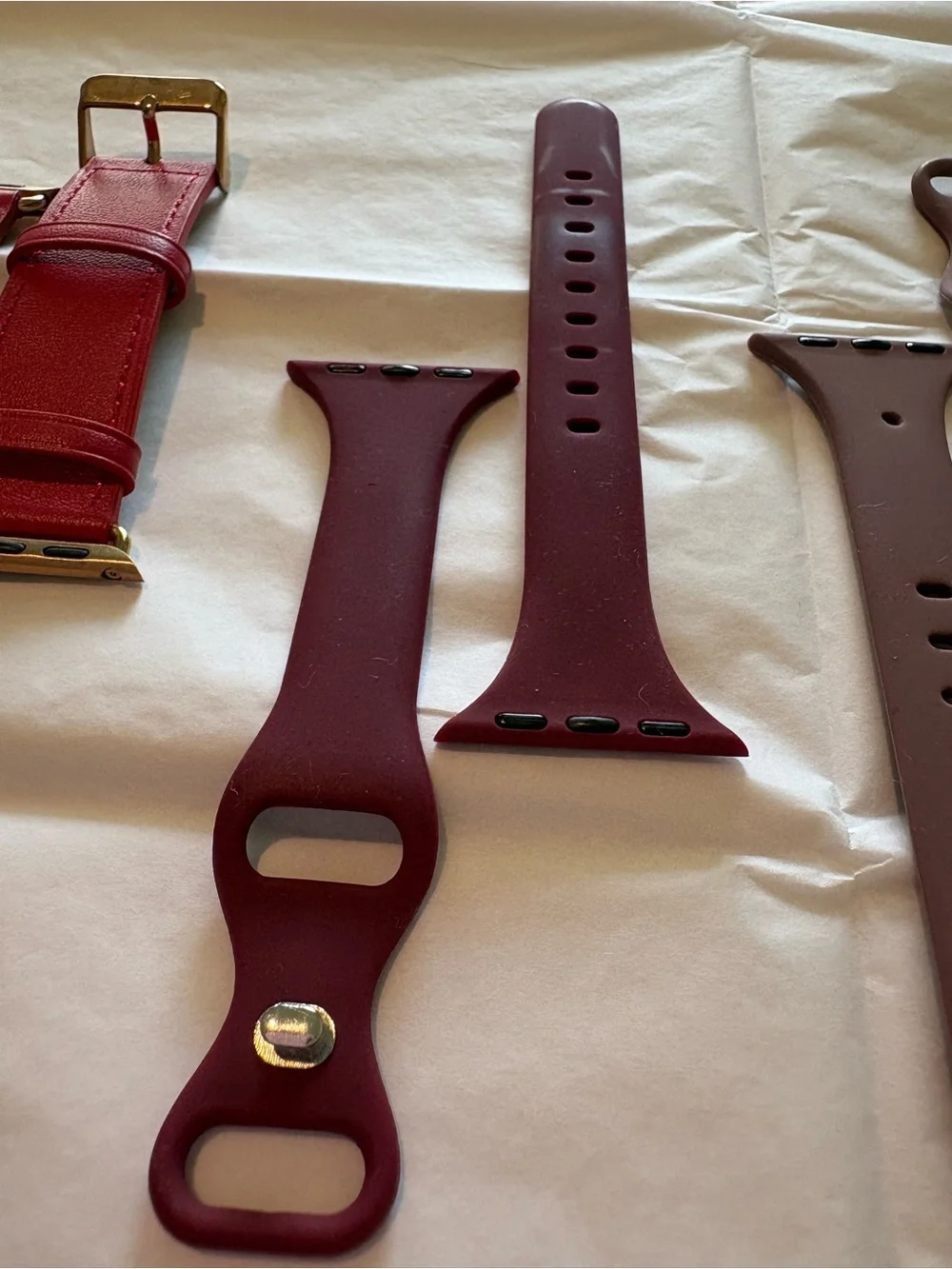 Apple Watch Bands, set of four. Fits size 38/41 Apple Watch.